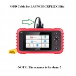 OBD2 Cable Diagnostic Cable for LAUNCH CRP123X Elite Scanner